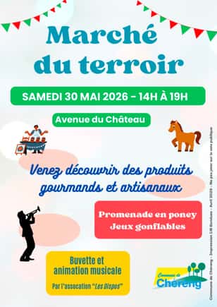 Marché du terroir à Chéreng le samedi 30 mai 2026