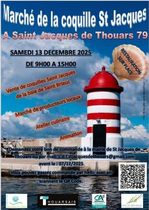 MARCHE DE LA COQUILLE 2025 à ST JACQUES DE THOUARS (79)