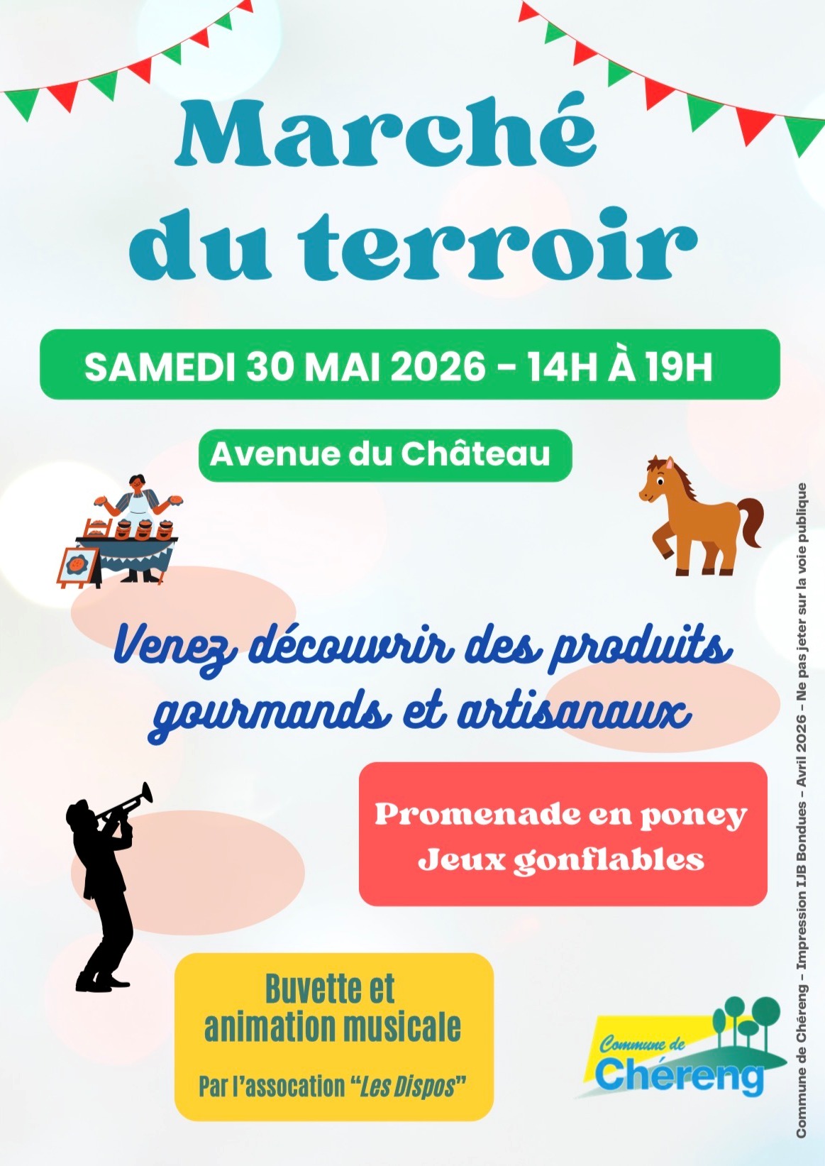 Marché du terroir à Chéreng le samedi 30 mai 2026