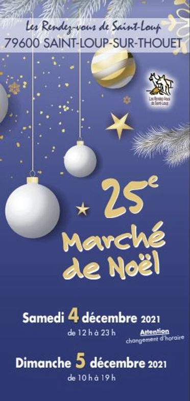 MARCHE DE NOEL DE SAINT LOUP SUR THOUET 2021