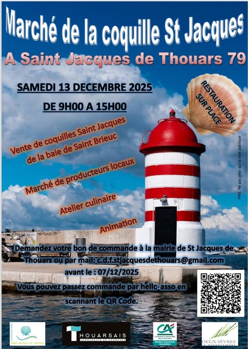MARCHE DE LA COQUILLE 2025 à ST JACQUES DE THOUARS (79)