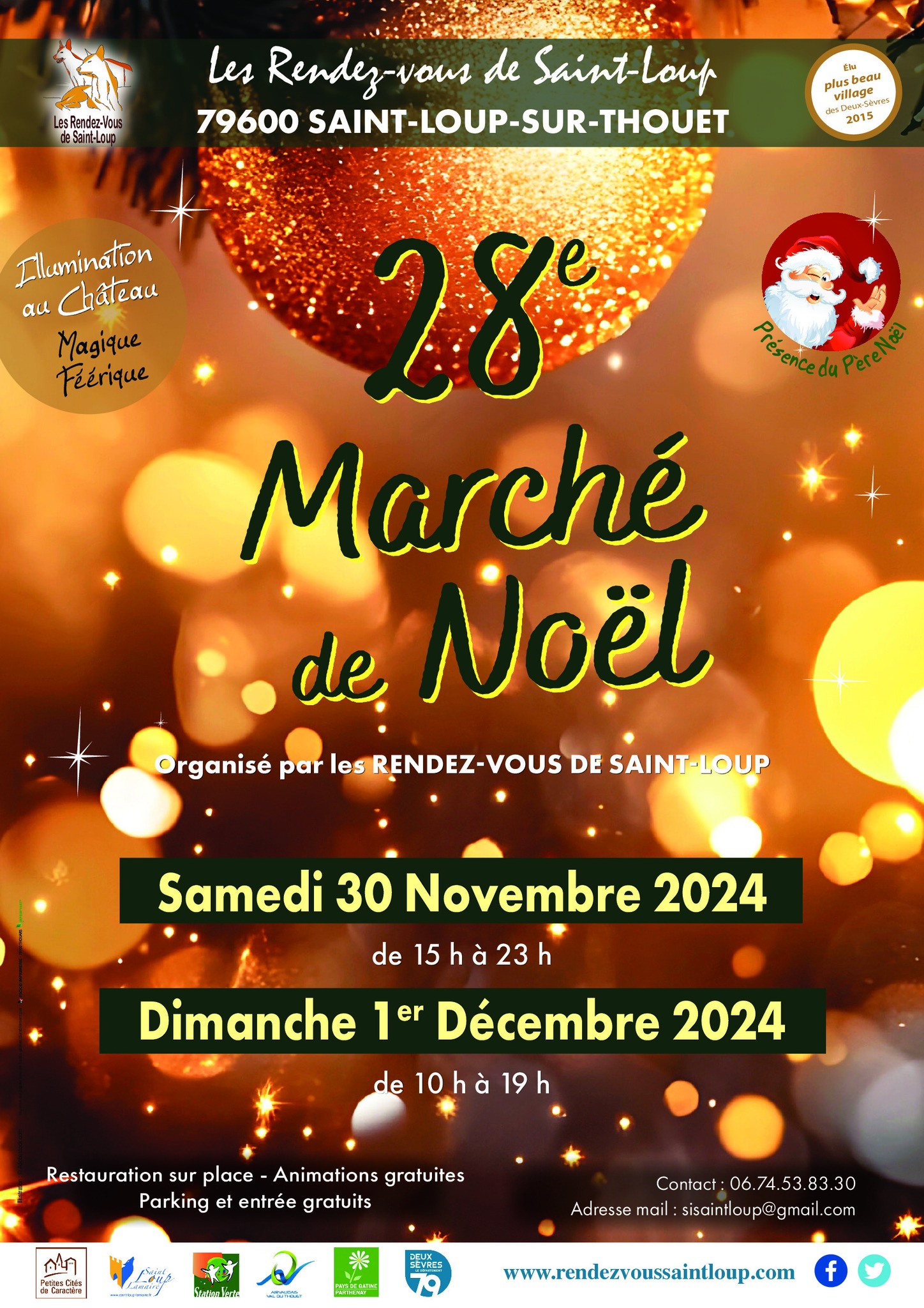 MARCHE DE NOEL DE SAINT LOUP SUR THOUET 2024